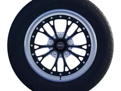 WELD Racing car wheels 3D model