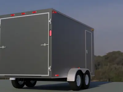 Cargo Trailer II 3D model
