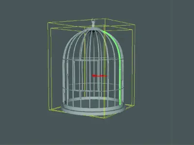 Bird Cage 3D model order
