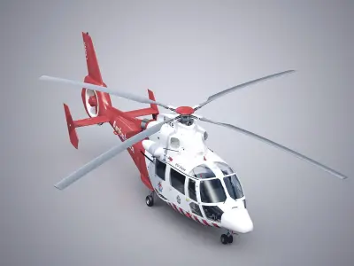 Eurocopter AS 365 N3 Air Ambulace 3D model