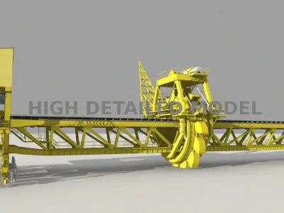 Mining equipment 3D model