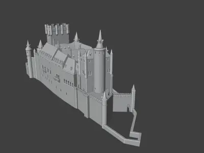 ALCAZAR DE SEGOVIA  3D print model