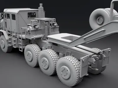 HET M1070 Scale model 3D print model