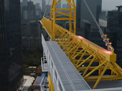 Construction Tower Crane 3D model