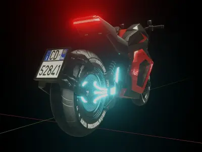 Motorcycle Realistic 3D model