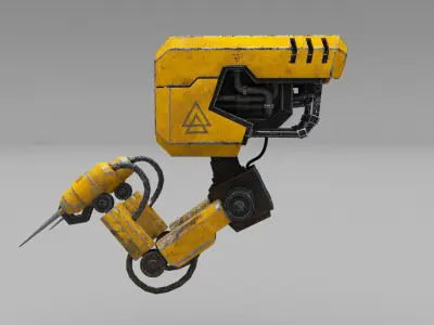 Mechanical Robot Design 3D model