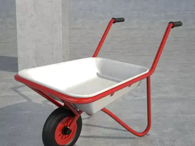 Wheelbarrow 3 3D model