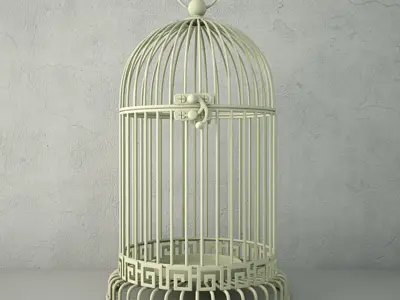 Cage Candle Holders 3D model