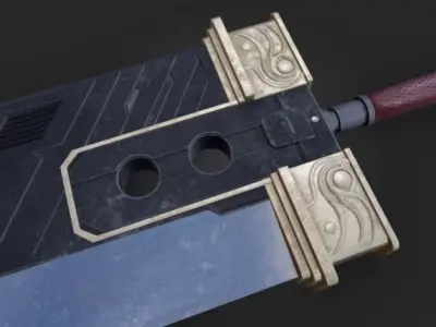 Buster Sword - Final Fantasy 3D model