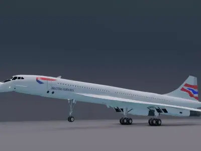 Concorde 3D model