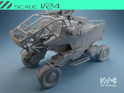 KV-Death Stranding-Pickup Off-Roader MULE 3D print model