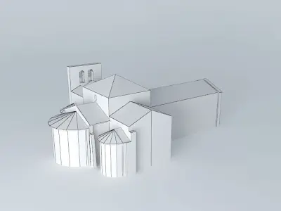 Estibaliz Sanctuary. Vitoria-Gasteiz Free 3D model