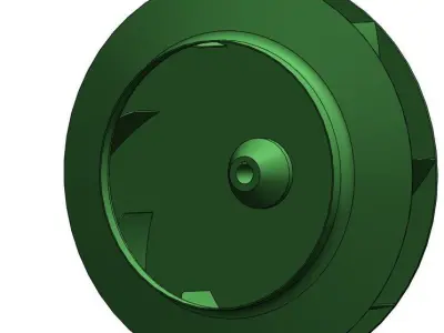 Impeller of blower Free 3D model