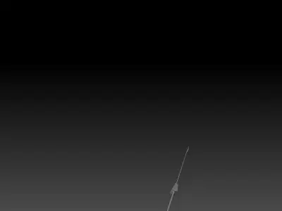 Roman Spear model 3D model
