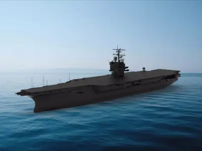 USS Enterprise Aircraft carrier 3D model