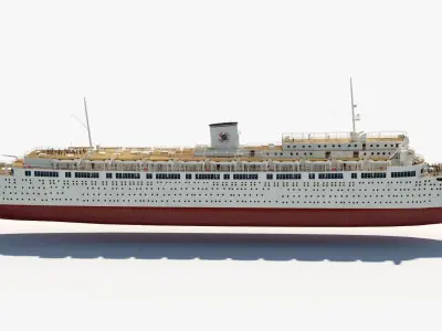 Wilhelm Gustloff Low-poly 3D model by Shigvi