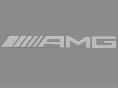 amg logo 3D model