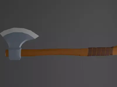 Low Poly Medieval Weapons Pack Low-poly 3D model buy
