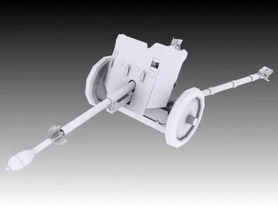 Pak 37 3D model