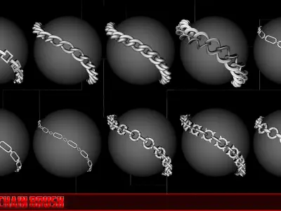 44 iMM Chain    VOL 1   Low-poly 3D model
