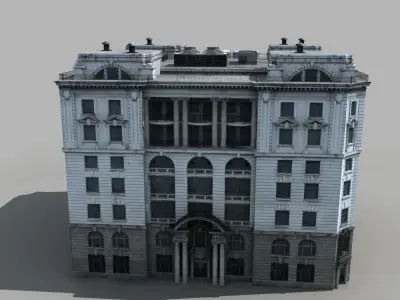 European Building 3D model