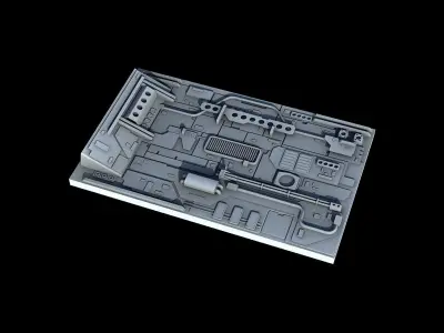 Sci-Fi KitBash and Props Pack Part two 3D model