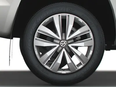 Volkswagen Amarok 2020 wheel 3D model