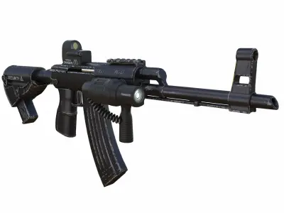 AK-47 upgrade 3D model