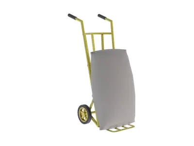 Hand Trolley - Sack Barrow Low-poly 3D model