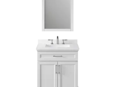 OVE Felix 30 Vintage Grey Vanity 3D model