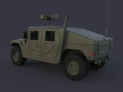 Humvee 3D model by javidan