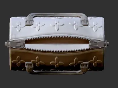 purse art deco 3D print model