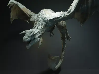 Dragon monster Free 3D print model