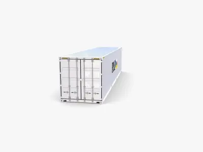 40ft Shipping Container PO v2 3D model