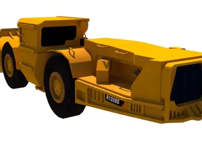 ScoopCAT R1300G Low-poly 3D model