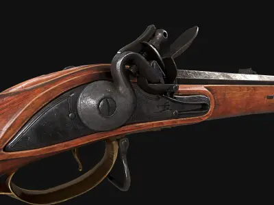 Pattern 1776 Low-poly 3D model