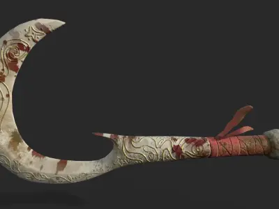 Weapon -  Aquila Hak  PRB Model Free low-poly 3D model