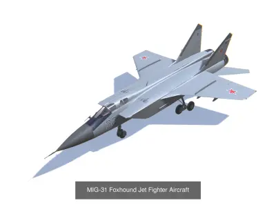 USSR and Russia Jet Fighter Aircrafts Bundle 3D Model Pack