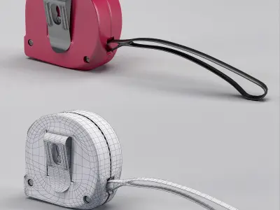 Measure tape collection Free 3D model