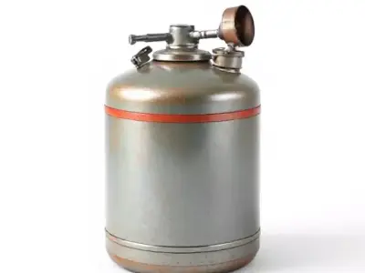 HighPressureGasCanister3DModel Low-poly 3D model
