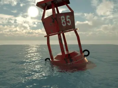 navigation buoy Free 3D model