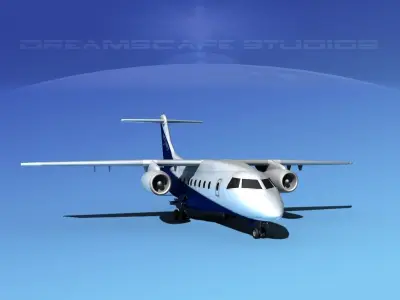 Dornier 328Jet East Coast Airlines 3D model