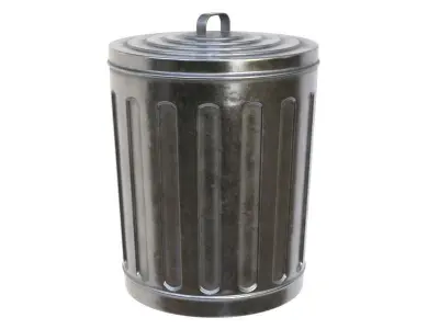 Trash can 01 3D model