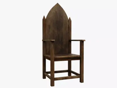 Medieval Rustic Low-poly 3D model