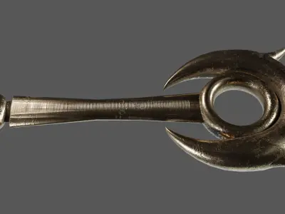 Zenith metal sword 3D model