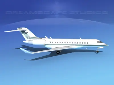 Global Express 8000 V03 3D model