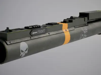 M72A7 LAW - Game-Ready PBR 3D Model  Low-poly 3D model