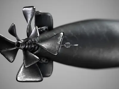 Torpedo Low-poly 3D model