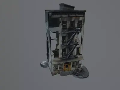 Ruined Buildings 3D model