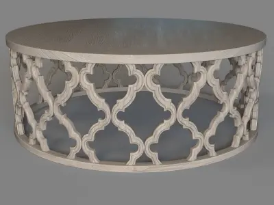 Clover Large Coffee Table 3D model